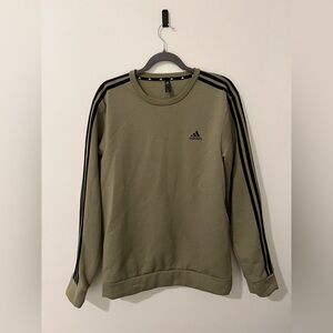 Adidas Men's Prime Green Crewneck Sweater